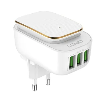 Ldnio Set Adapter A3305 220v 3x Usb 3,4a + Usb C Cable + Led Light - Strmec, Sveta Nedelja