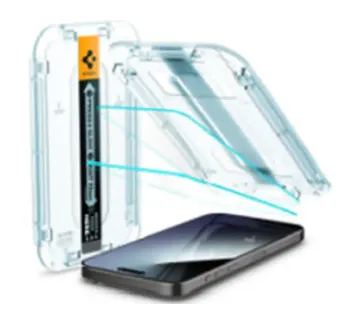 Spigen Glass tR EZ Fit, Transparency, zaštitno staklo za ekran telefona, 2 kom - iPhone 15 Pro (AGL06892) - Strmec, Sveta Nedelja