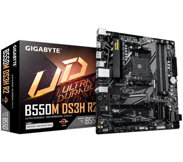 GIGABYTE Mainboard Desktop B550M DS3H R2 (AM4, 4xDDR4, 1xDP, 1xHDMI, GLAN, 1xPCI-E x16 slot, 1xPCI-E x1 slot, 2xM.2, 4xSATA 6G) mATX - Strmec, Sveta Nedelja