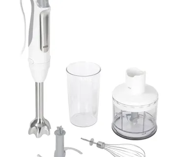Braun MultiQuick 7 hand blender MQ 7035I (white/stainless steel, 1,000 watts, with chopper and whisk) - Strmec, Sveta Nedelja