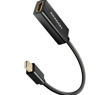 AXAGON RVDM-HI14N Mini-DisplayPort zu HDMI Adapter, 4K/30 Hz, 15 cm lang - black RVDM-HI14N - Strmec, Sveta Nedelja