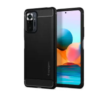 Spigen Rugged Armor, zaštitna maska za telefon, crna - Xiaomi Redmi Note 10 Pro/Max - Strmec, Sveta Nedelja