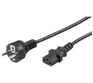 Goobay Kaltgerätekabel, black cable, 2.0 meter, myth geraden Anschlüssen - Strmec, Sveta Nedelja
