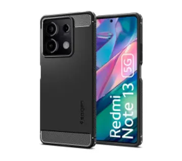 Spigen Rugged Armor, matte black - Xiaomi Redmi Note 13 5G - Strmec, Sveta Nedelja