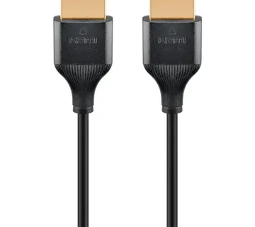 Goobay Slim High Speed HDMI Cable with Ethernet, 4K @ 60Hz (Black, 3 Meters) - Strmec, Sveta Nedelja