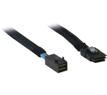 Inter-Tech cable SFF 8643 > SFF 8087 (black, 0.75 meter (sheathed)) - Strmec, Sveta Nedelja