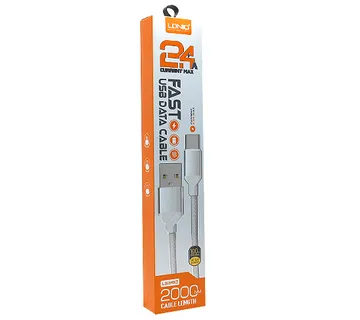 Kabel LDNIO LS392 Lightning 2m 2,4A crno/rdeč - Strmec, Sveta Nedelja
