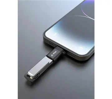 iPEAX OTG ADAPTER, LIGHTNING / USB-A (ženski), alu, CRNI - 03090088 - Strmec, Sveta Nedelja