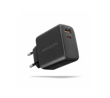 AXAGON ACU-PQ45 zidni punjač 1xUSB-A QC4, 1xUSB-C PD 20/45W, crni - Strmec, Sveta Nedelja