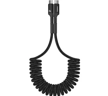 Baseus Fish-Eye USB C to USB C fast charging cable 1 m 100 W Black - Strmec, Sveta Nedelja