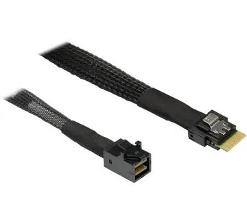 Inter-Tech cable SFF 8654-4i > SFF 8643 (black, 0.7 meter) - Strmec, Sveta Nedelja