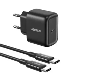 UGREEN punjač, 25W, USB-C PD + kabel C-C, crni, 2m - Strmec, Sveta Nedelja