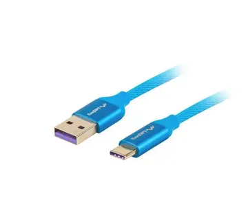 Lanberg CA-USBO-21CU-0010-BL USB cable USB 2.0 1 m USB A USB C Blue - Strmec, Sveta Nedelja