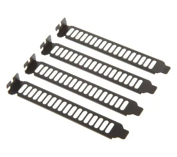 SilverStone SST-Aeroslots-BP PCI Slotblenden, 4 Stück - black SST-AEROSLOTS-BP - Strmec, Sveta Nedelja