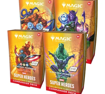 Magic: The Gathering: Marvel Super Heroes – Collector Deck Display (4 Decks) - Strmec, Sveta Nedelja