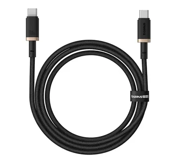 Baseus Dura Type C to Type C 100 W fast charging cable 1 m Black, Gold - Strmec, Sveta Nedelja
