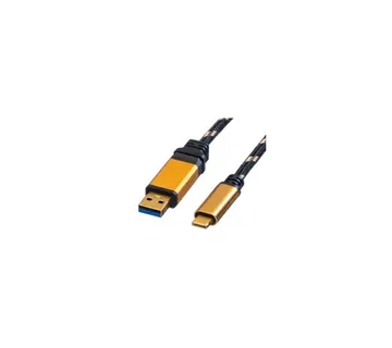 Roline GOLD USB3.1 Gen2 kabel TIP A-C M/M, 1.0m, crno/zlatni - Strmec, Sveta Nedelja