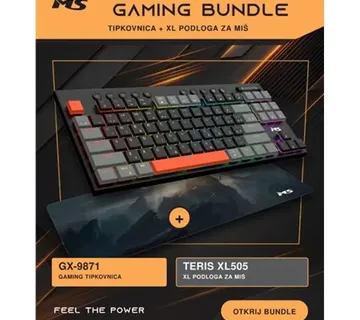 KB MS ELITE K-703C + gaming podloga gratis MS DOD MS TERIS XL505 - Strmec, Sveta Nedelja
