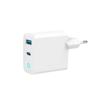 Gembird 2-port 65W GaN USB fast charger, LED, white - Strmec, Sveta Nedelja