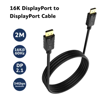 Akasa 16K DisplayPort Kabel - 2m, black-AK-CBDP27-20BK - Strmec, Sveta Nedelja