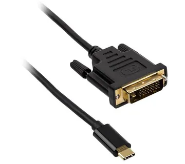 Akasa Typ C Adapter Kabel auf DVI - black AK-CBCA10-18BK - Strmec, Sveta Nedelja
