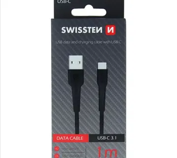 SWISSTEN kabel USB/USB-C, 2A, 1m, crni - Strmec, Sveta Nedelja