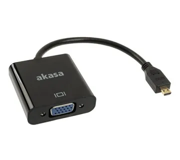 Akasa Micro HDMI to VGA Konverter Adapter AK-CBHD21-15BK - Strmec, Sveta Nedelja