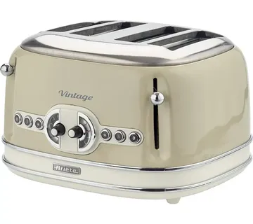 Ariete Vintage 4-slot toaster 156 (beige, 1,600 watts, for 4 slices of toast) - Strmec, Sveta Nedelja