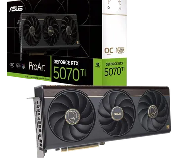 ASUS ProArt GeForce RTX 5070 Ti OC Edition 16GB GDDR7 (PROART-RTX5070TI-O16G) grafična kartica, PCIe - Strmec, Sveta Nedelja