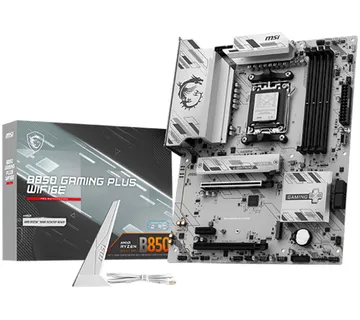 MSI B850 GAMING PLUS WIFI6E Motherboard, ATX - Supports AMD Ryzen 9000/8000 / 7000 Processors, AM5 - DDR5 Memory Boost 8200+ MT/s (OC), PCIe 4.0 x16, M.2 Gen5, Wi-Fi 6E, 2.5G LAN - Strmec, Sveta Nedelja