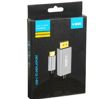 iBox ITVCDP4K video cable adapter 1.8 m USB Type-C DisplayPort Black - Strmec, Sveta Nedelja