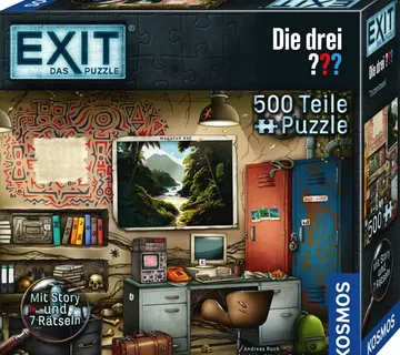 Kosmos EXIT - The Puzzle: The Three ??? Island of the Dead (500 pieces) - German Edition - Strmec, Sveta Nedelja