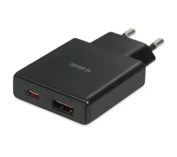 iBOX C-43 Slim GaN PD30W Wall charger, Black - Strmec, Sveta Nedelja