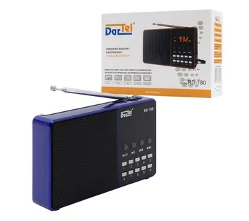 Dartel radio FM, Bluetooth, punjiva baterija, RD-180 Plavi - 05100099 - Strmec, Sveta Nedelja