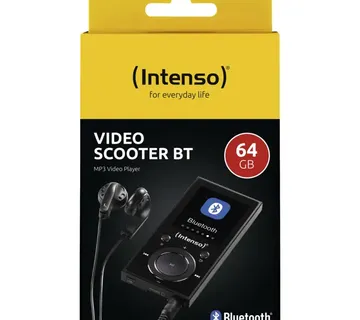 Intenso Video Scooter BT, Portable Player (black, 64 GB, Bluetooth) - Strmec, Sveta Nedelja