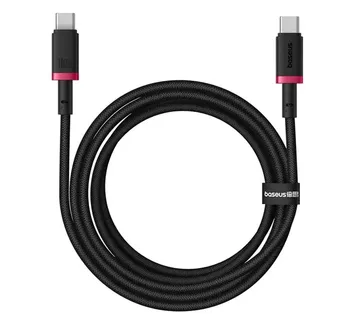 Baseus Dura Type C to Type C 100 W fast charging cable 2 m Black, Red - Strmec, Sveta Nedelja