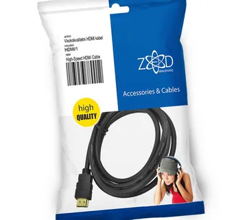 ZED electronic HDMI kabel, 1.0 met, ver. 1.4 - HDMI/1 - Strmec, Sveta Nedelja