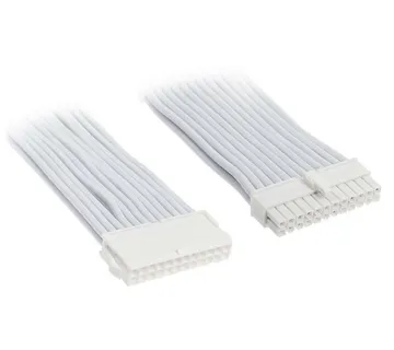 SilverStone ATX 24-Pin-Kabel, 300mm - white SST-PP07E-MBW-V2 - Strmec, Sveta Nedelja