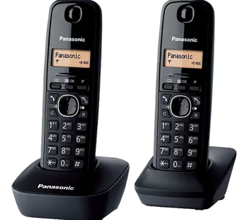 Panasonic Telefon bežični, DUO DECT, 1.25" LED display, crna boja - KX-TG1612FXH - Strmec, Sveta Nedelja