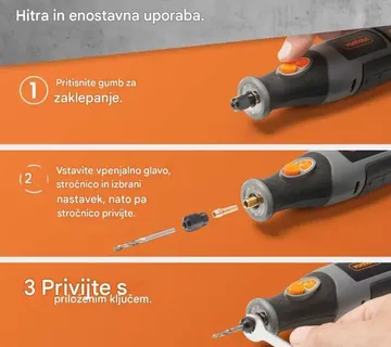 VonHaus večnamensko baterijsko rotacijsko orodje s kovčkom - Strmec, Sveta Nedelja