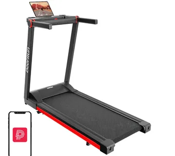 DeerRun A1 Pro Foldable Electric Treadmill (Black and Red) - Strmec, Sveta Nedelja