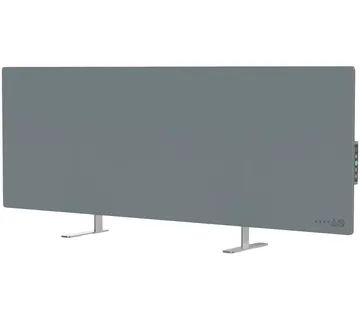 AENO Premium Eco Smart Heater, 700W, Tempered glass, Infrared+convection heating type, LED display, Plug type: Europe (E/F type), GREY - Strmec, Sveta Nedelja