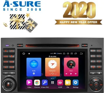 Mercedes ORIGINAL Android 10. A klasa C klasa Vito Viano - cover