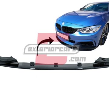 BMW 4er F32 F33 F36 - Prednji splitter M-Performance (piano crna) - cover