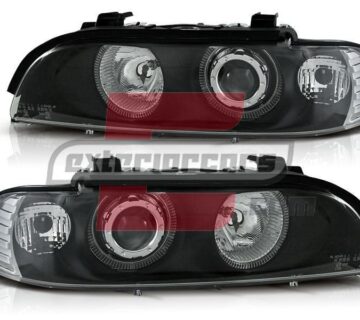 BMW 5er E39 (95-03) - Prednja svjetla Angel Eyes (crna) DOSTUPNO ODMAH - cover