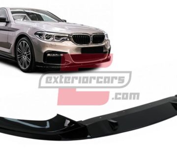 BMW 5er G30 G31 (17-19) - Prednji splitter M-Performance (piano crna) - cover