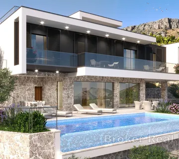 Moderna vila s pogledom na more - Omiš