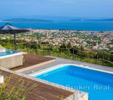 Luksuzna vila s panoramskom pogledom na more - Kaštel Stari, Kaštela