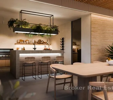 Luksuzan trosoban penthouse stan s pogledom na more - Žedno, Trogir