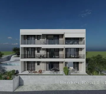 Moderan apartman na mirnoj lokaciji s pogledom na more - Šolta, Šolta